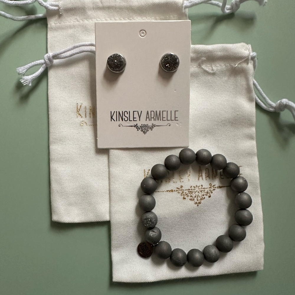 Kinsley Armelle Jewelry Set – Earrings + Bracelet